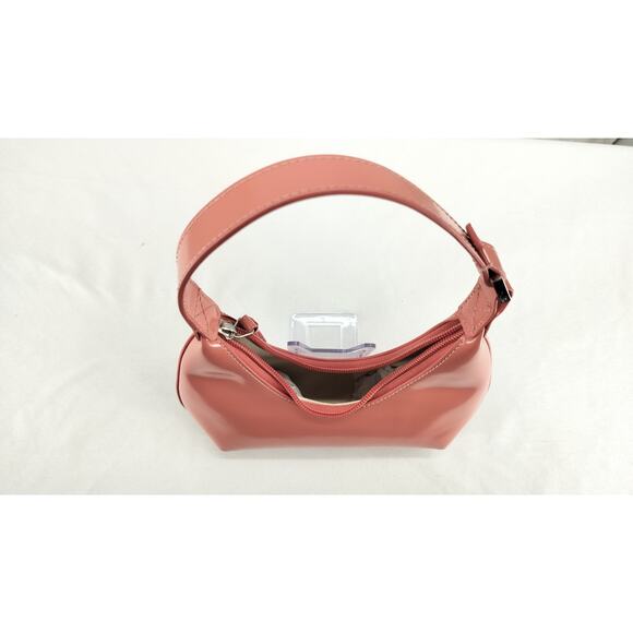 By FAR Baby Amber Beige Semi Patent Leather Apple Shoulder Bag - Picture 7 of 7